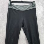 Champion  Black Gray Long Active Legging Pants Bottoms Small Photo 2