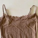 SKIMS Fits Everybody Lace Maxi Long Slip Dress Size Small Tan Cream Photo 7