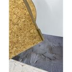 Steve Madden  SIZE 9.5 WOMEN"S  ILUVIT TAN FAUX LEATHER CORK WEDGE SANDALS Photo 8