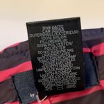 Maeve Anthropologie  Striped Black Red Crossover Puffer Scarf OS NEW Photo 5