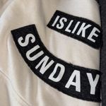 Sundry By Anthropologie Oversized Hoodie Ivory Pullover Sweatshirt sz 0 Photo 10