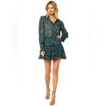 MISA Los Angeles  Candra Top, Teal Shimmer, Small Photo 1