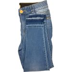 Democracy | "Ab" Solution Stretchy Cropped Jeans frayed hem Size 12 Photo 2