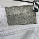 One Teaspoon Boho High Rise Bandit Shorts Distressed White Size 24 Gently Used Photo 5