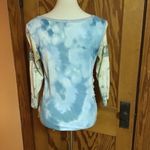 Retro Y2K feminine lace top Blue Size M Photo 10