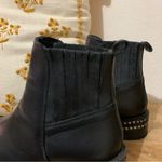 Steve Madden Galena black leather studded ankle boots Photo 1