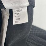 Loft ANN TAYLOR Leggings SZ Medium Snake Print Ponte Faux Leather Black Stretch Photo 12