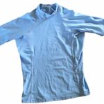 Goddess Rash Guard Light Blue Sun Protection XL Summer Surf Vacation Beach Photo 0