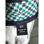 The Limited  Exact Stretch Houndstooth Pants Womens 2R Zip Ankle Preppy Classic Photo 5