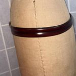 Brighton Vintage Y2K  Womens 34 Brown Leather Gold Buckle Equestrian Western Belt Photo 2