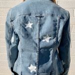 J.Jill Hand Painted Star Jean Jacket Photo 0