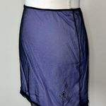 Vintage Mesh Mini Skirt Purple Size L Photo 1