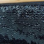 Carla Marchi Vintage Dark Gray Beaded Zippered Purse Crossbody Handbag Formal Photo 1