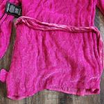Retrofête Retrofete Gabrielle Robe Dress in Pink Sequins Size Large Long Sleeve NWOT Photo 8