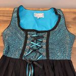 Drindl Ocktoberfest Octoberfest German Austrian Corset Dress Costume Dress Up Black Size 4 Photo 4