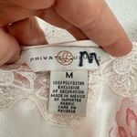 Vintage Floral Pink Lace Trim Satin Slip Nightgown Private Luxury Fairycore Size M Photo 7