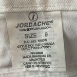 Jordache  women's size 9 white denim shorts Photo 2