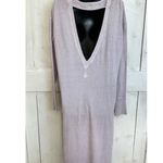 Free People Movement Long Game Layer Tunic in Oyster Opal NWOT sz unsized Purple Photo 4