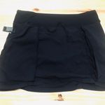 The North Face Sz L Black Flashdry Athletic Mini Skort Skirt Photo 1