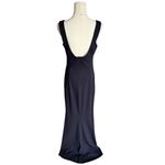 Katie May  - Westward Navy Blue Scoop Neck Mermaid Gown Sz 10 Photo 4