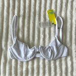 NWT ONEONE Swimwear Grace White Underwire Bikini Top Size L Photo 1