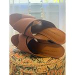 Lucky Brand  Pink Suede Platform Wood Heel Clogs Mules Sandals Size 9 M boho Photo 5