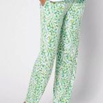 Susan Graver  Green Pattern High Rise Straight Leg Liquid Knit Pull On Pants 1XP Photo 0