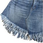 We The Free Free People Women’s Fringe Hem Denim Mini Skirt High Rise Western Skirt Sz 24 Photo 1