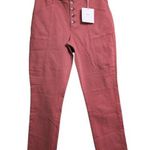 Pistola Canyon Rose High Rise Button Fly Patch Pocket Straight Leg Pants Size 30 Photo 0