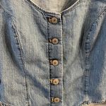 Levi's WOMEN'S DARYN CORSET LONG SLEEVE DENIM SHIRT Photo 6