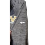 Nike  Women Top Pacer 1/2 Zip Long Sleeve‎ Boxy Crop Gray Large Photo 4