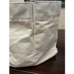 Clare V. For Ocean Avenue South Canvas Beach Tote Bag Tan Photo 8