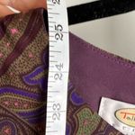 Talbots Vintage-Inspired Paisley Blouse Petite 14 Dark Academia Book Club Mood Photo 6