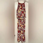 NWT Stitch fix Wisp Lottie jumpsuit wide leg floral rust size 8P Red Photo 1