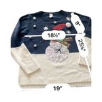 White Stag Holiday Time Ugly Christmas pullover sweater size M Photo 2