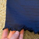 ‼️Bella Seamless Lettuce Edge Tube Top‼️ Blue Photo 1