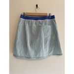 RLX Ralph Lauren Seersucker Skirt Skort Women Small Stripe Pocket Lined Green Photo 1