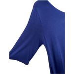 Soft Surroundings  Scoop Neck Tunic Jersey Knit Short Sleeve Asymmetric‎ Hem Sz M Photo 3