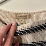 G.H. Bass &Co. Striped White And Navy Sweater Photo 1
