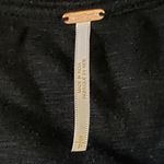 Free People  Seamless Lace‎ Up Layering Long Sleeve Top Black Small Photo 3