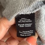 Sweet Wanderer Gray Sweatshirt with Floral Embroidery Photo 5