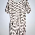 Anaak Nina Tiered Maxi Dress Floral Print Sz 0 /XS White Photo 1