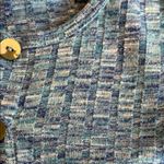 Steve Madden Blue Button-Down Women's Dress size M Photo 5