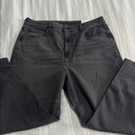 American Eagle Washed Black Curvy Mom Jeans Photo 0