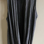 Bobeau FAUX WRAP TANK TOP KNIT DARK GRAY WOMENS SIZE S BLOUSE Photo 0