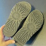 UGG  Classic mini suede women’s boot, grey and metallic, shearling size 7US Photo 5