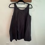 J.Crew  Patti Black Scoop Neck Cotton Poplin Shift Dress Large Photo 4