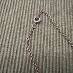 Vintage gold colored flower with white center necklace and matching earrings EVC Photo 5