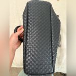 Lulu Dharma Black Woven Vegan Leather Bag Photo 6
