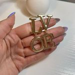 Chic 'LOVE' Letter Gold Earrings – Trendy Statement Jewelry for Any Look! Photo 2
